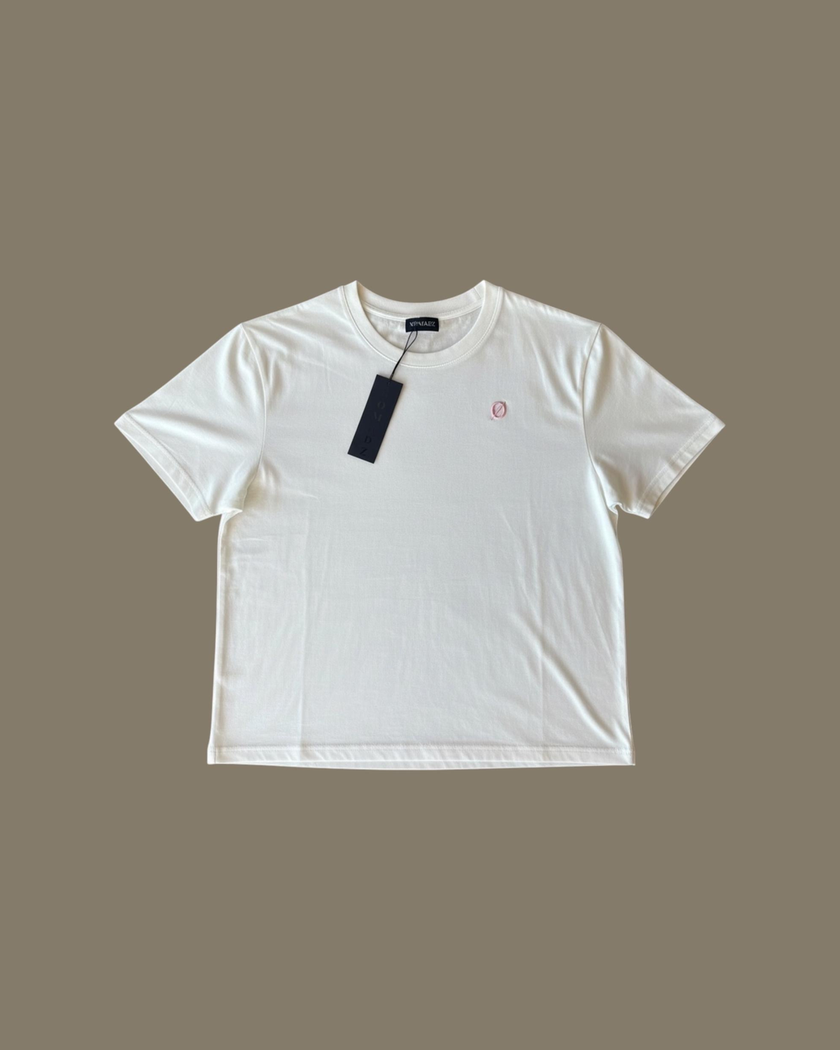 NØMADZ white women's one-size T-shirt with pink logo