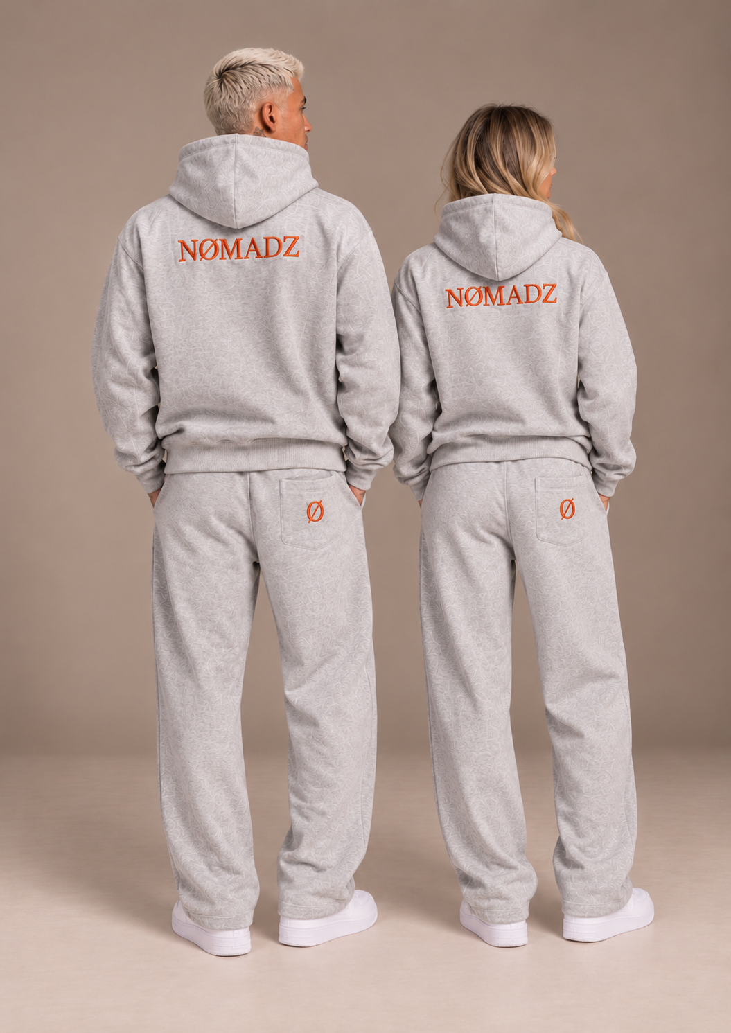 NØMADZ Grey Hoodie + Joggers Set