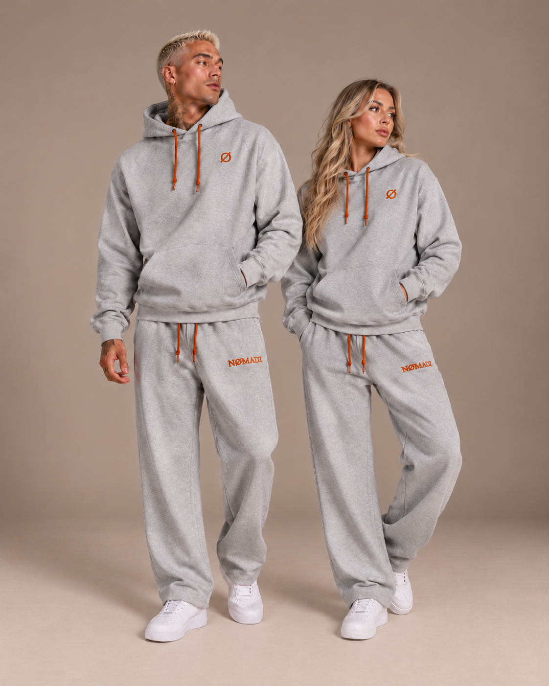 NØMADZ Grey Hoodie + Joggers Set